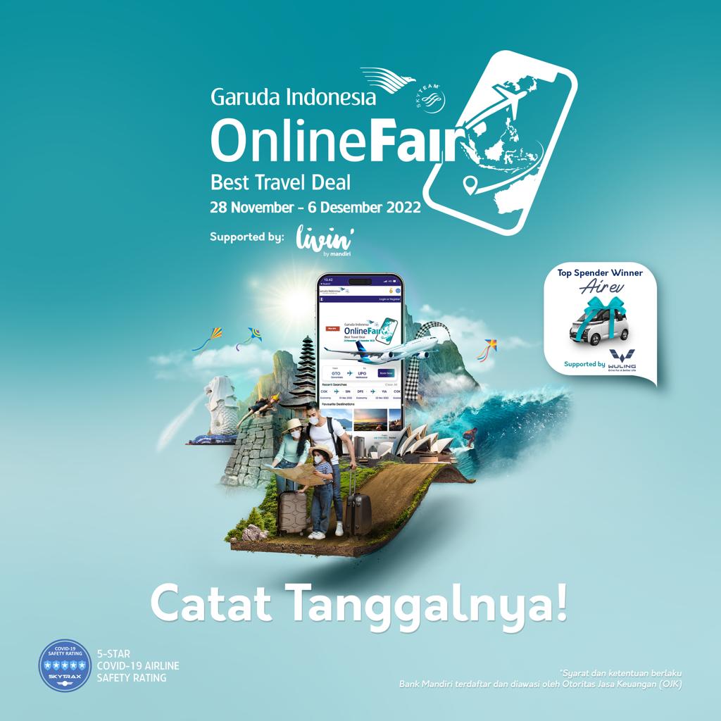 garuda indonesia travel fair 2022